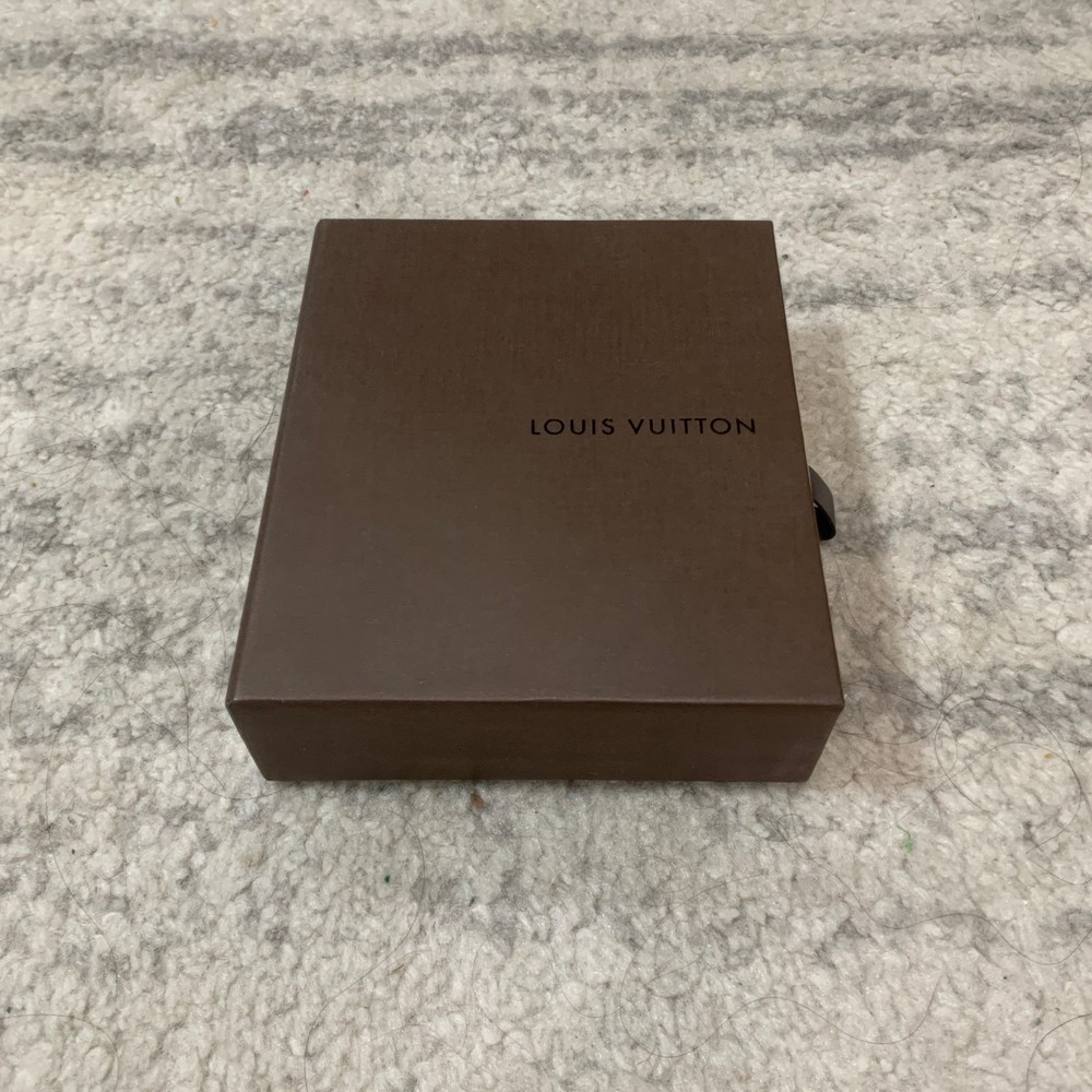Brown Louis Vuitton Dust Wallet Box